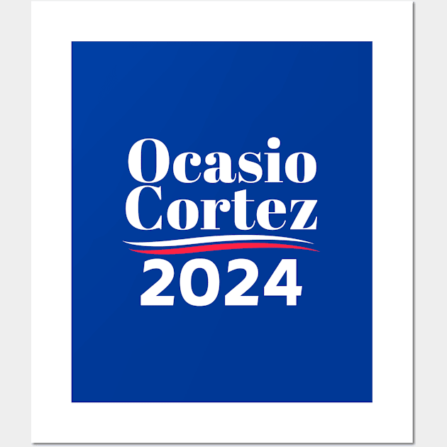 OCA Alexandria Ocasio-Cortez 2024 We Can Wait #8 Wall Art by SalahBlt